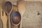 Wooden cutlery