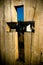 Wooden cutout cross