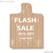 Wooden cutting board flash sale sign