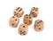 Wooden dice for board game