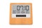 Wooden Digital Modern Alarm Clock. 3d Rendering