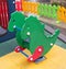 Wooden Dinosaur Spring Seesaw in Kid Playground