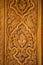 Wooden door Arabic decorations