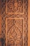 Wooden door Arabic decorations