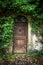 Wooden Door Entrance Castle Germany