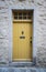 Wooden door entrance in Quebec City