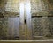 Wooden door in The magnificent Basilica of Christâ€™s Nativity in Bethlehem