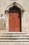 Wooden door. Maruggio. Puglia. Italy.