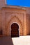 Wooden door of the mosque of Koutoubia, Marrakesh, Morocco. Vertical