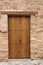 Wooden door outside Alhambra