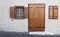 wooden doors and windows, vintage, rustic