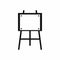 Wooden easel icon, simple style