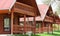 Wooden ecological houses