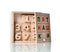 Wooden education toy game for children advance learning an image