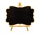 Wooden empty mini easel blackboard