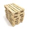 Wooden Euro pallets. 3D