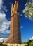 Wooden Facade Of The Regionalpark Tower With Viewing Platform In Weilbach Hesse Germany