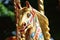 Wooden fairground horse