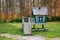 Wooden fairytale treehouse, playing house on children playground