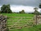 Wooden farm field gate near Kirkby Stephen, Cumbria, England