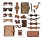 Wooden Fashionable Hipster Accessories Set