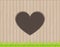 Wooden fence background with heart shape hole