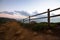 Wooden fence on Cape Roca (cabo da roca)