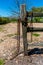 Wooden Fence with Chain.