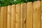 Wooden fence detail