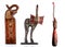 Wooden figurines, decorative figurines, Elephant,