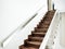 Wooden finish staircase