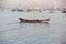 Wooden fisherman boats in sea water