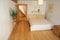 Wooden floor bedroom