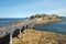 Wooden footbridge, Kamay Botany Bay National Park, Sydney, Australia