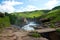 Wooden footbridge over  rapids of mnweni river