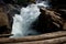 Wooden footbridge over  rapids of mnweni river