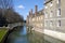 Wooden Footbridge Over River Cam Cambridge