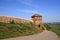 Wooden fortress for historical reconstruction