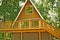 Wooden A-Frame House / Deck
