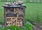 Wooden garden insect house, South Bohemia