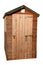 Wooden garden tool shed