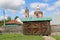 The wooden gate of the house of the merchant Agapov in Suzdal