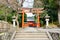 Wooden gate in Tenryuji heritage temple