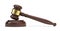 Wooden gavel from the court