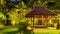 Wooden gazebo in the hotel on Karon beach, Phuket island,Thailand