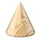 Wooden glosy cone