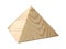 Wooden glosy pyramid