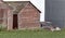 Wooden Granary and old car