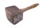 Wooden hammer used in carpentry. Accessories for working with a chisel in wood