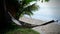 Wooden hammocks by the sea, Phuket, Thailand.